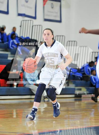 Thumbnail 2 in Hickory Grove Christian vs Victory Christian Center (WNC Holiday Classic) photogallery.