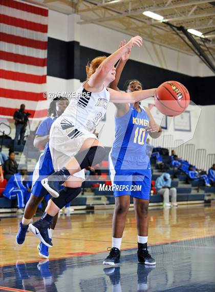 Thumbnail 1 in Hickory Grove Christian vs Victory Christian Center (WNC Holiday Classic) photogallery.