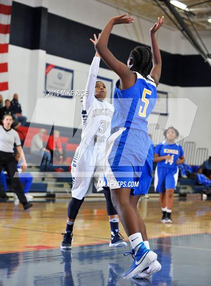 Thumbnail 3 in Hickory Grove Christian vs Victory Christian Center (WNC Holiday Classic) photogallery.