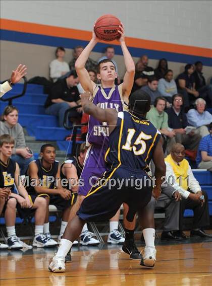 Thumbnail 3 in Holly Springs vs. Lee County (Tri-Nine Conference Tournament) photogallery.