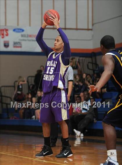 Thumbnail 1 in Holly Springs vs. Lee County (Tri-Nine Conference Tournament) photogallery.
