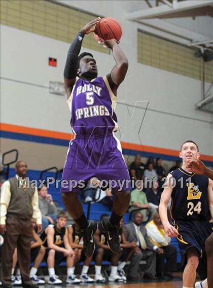 Thumbnail 1 in Holly Springs vs. Lee County (Tri-Nine Conference Tournament) photogallery.