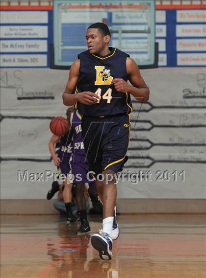 Thumbnail 2 in Holly Springs vs. Lee County (Tri-Nine Conference Tournament) photogallery.