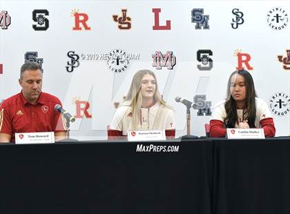 Thumbnail 2 in Trinity League Media Day - Orange Lutheran photogallery.