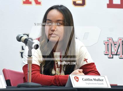 Thumbnail 3 in Trinity League Media Day - Orange Lutheran photogallery.