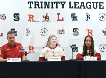 Thumbnail 2 in Trinity League Media Day - Orange Lutheran photogallery.