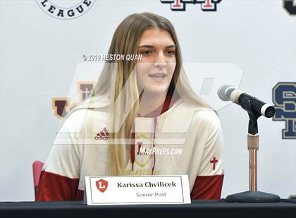 Thumbnail 2 in Trinity League Media Day - Orange Lutheran photogallery.