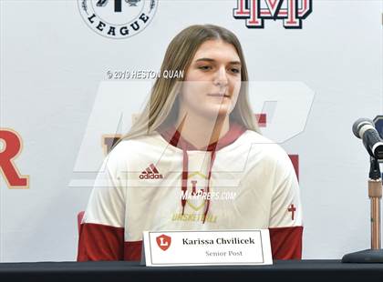 Thumbnail 3 in Trinity League Media Day - Orange Lutheran photogallery.
