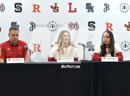 Thumbnail 1 in Trinity League Media Day - Orange Lutheran photogallery.