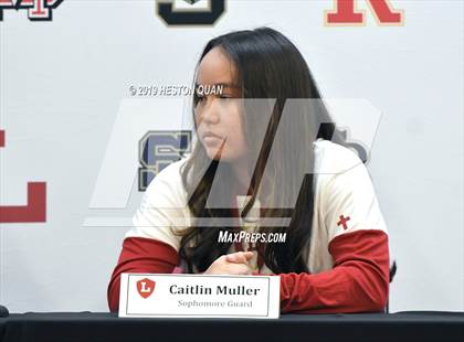Thumbnail 1 in Trinity League Media Day - Orange Lutheran photogallery.