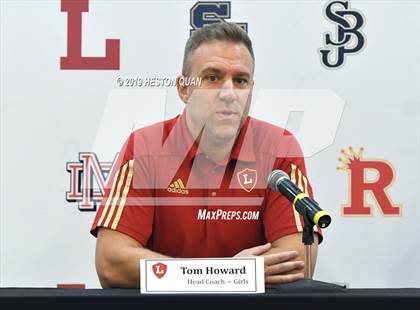Thumbnail 1 in Trinity League Media Day - Orange Lutheran photogallery.