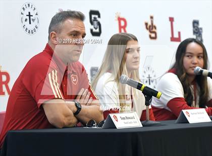 Thumbnail 3 in Trinity League Media Day - Orange Lutheran photogallery.