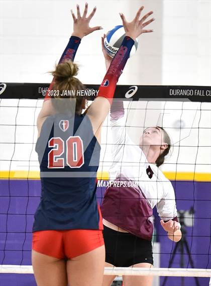 Thumbnail 2 in Cornerstone Christian vs. Assumption (Durango Fall Classic) photogallery.