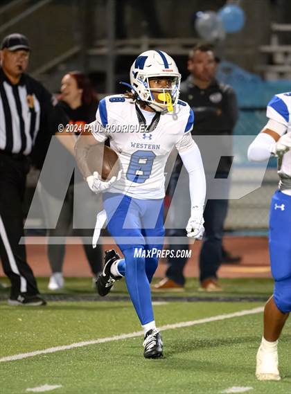 Thumbnail 1 in Huntington Beach vs Western (CIF SS Division 5 Round 1) photogallery.