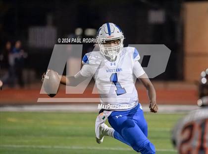 Thumbnail 1 in Huntington Beach vs Western (CIF SS Division 5 Round 1) photogallery.