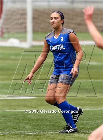 Thumbnail 2 in Capital Christian vs. Amador (CIF SJS D5 Final) photogallery.