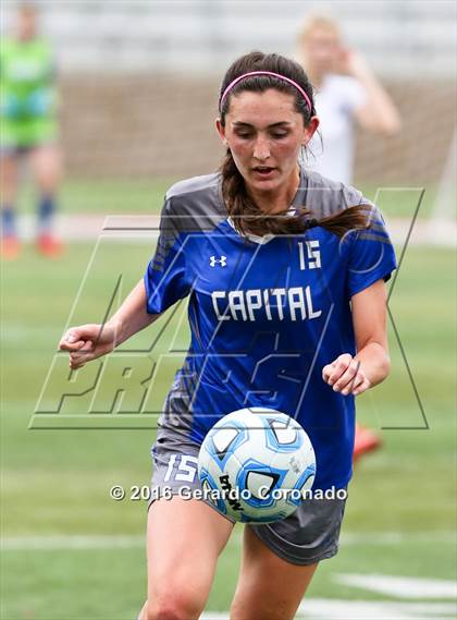Thumbnail 2 in Capital Christian vs. Amador (CIF SJS D5 Final) photogallery.