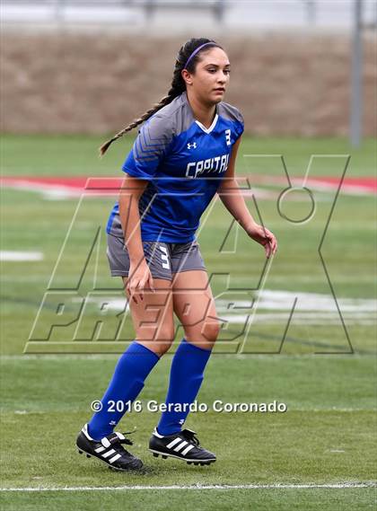 Thumbnail 2 in Capital Christian vs. Amador (CIF SJS D5 Final) photogallery.
