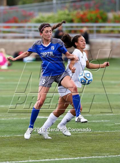 Thumbnail 2 in Capital Christian vs. Amador (CIF SJS D5 Final) photogallery.