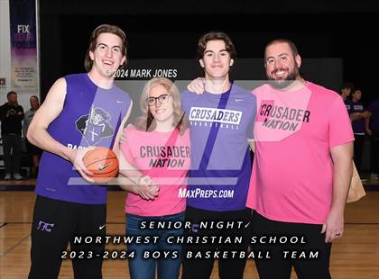 Thumbnail 1 in Wickenburg @ Northwest Christian (Senior Night) photogallery.