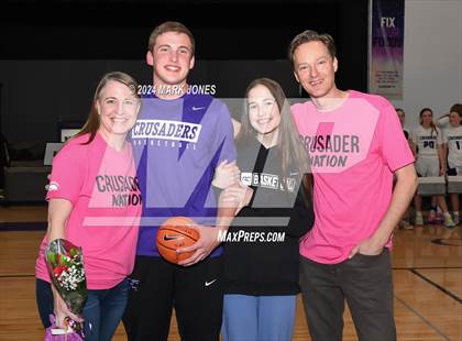 Thumbnail 2 in Wickenburg @ Northwest Christian (Senior Night) photogallery.