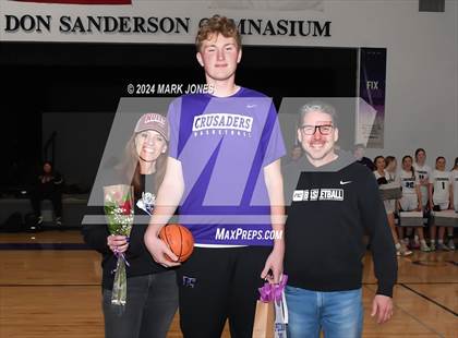 Thumbnail 3 in Wickenburg @ Northwest Christian (Senior Night) photogallery.