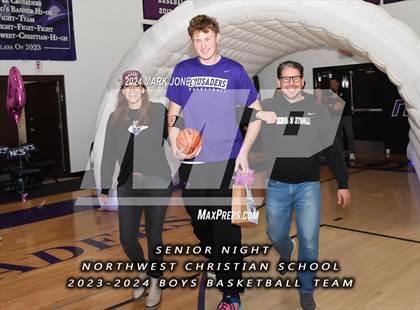Thumbnail 2 in Wickenburg @ Northwest Christian (Senior Night) photogallery.