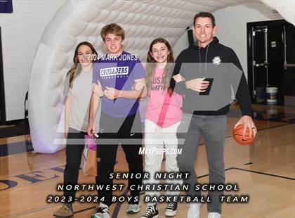 Thumbnail 2 in Wickenburg @ Northwest Christian (Senior Night) photogallery.