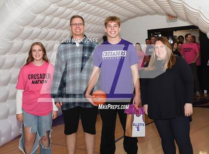 Thumbnail 2 in Wickenburg @ Northwest Christian (Senior Night) photogallery.