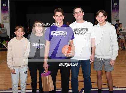 Thumbnail 2 in Wickenburg @ Northwest Christian (Senior Night) photogallery.