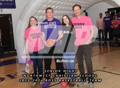 Thumbnail 1 in Wickenburg @ Northwest Christian (Senior Night) photogallery.