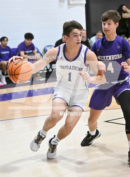 Thumbnail 3 in Wickenburg @ Northwest Christian (Senior Night) photogallery.