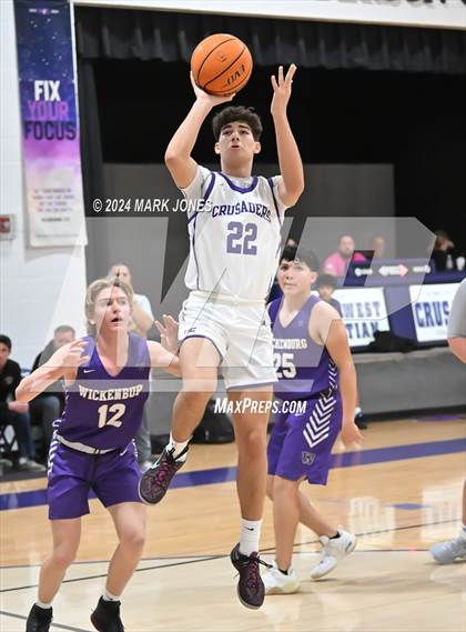 Thumbnail 2 in Wickenburg @ Northwest Christian (Senior Night) photogallery.
