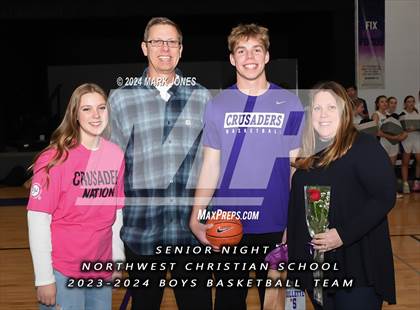Thumbnail 2 in Wickenburg @ Northwest Christian (Senior Night) photogallery.