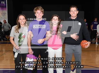 Thumbnail 1 in Wickenburg @ Northwest Christian (Senior Night) photogallery.