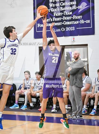 Thumbnail 2 in Wickenburg @ Northwest Christian (Senior Night) photogallery.