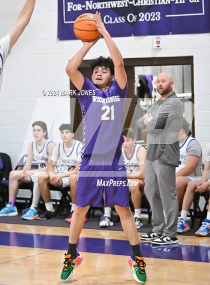 Thumbnail 1 in Wickenburg @ Northwest Christian (Senior Night) photogallery.
