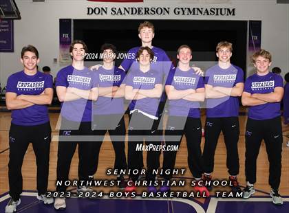 Thumbnail 1 in Wickenburg @ Northwest Christian (Senior Night) photogallery.