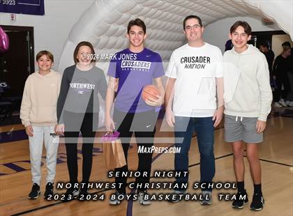 Thumbnail 1 in Wickenburg @ Northwest Christian (Senior Night) photogallery.