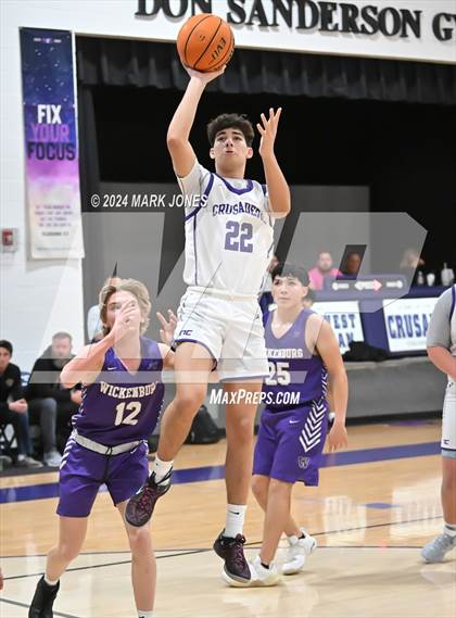 Thumbnail 3 in Wickenburg @ Northwest Christian (Senior Night) photogallery.