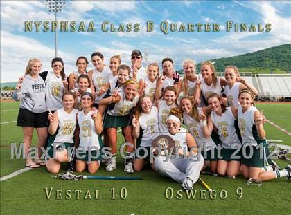 Thumbnail 1 in Oswego vs Vestal (NYSPHSAA Class B Quarterfinal) photogallery.