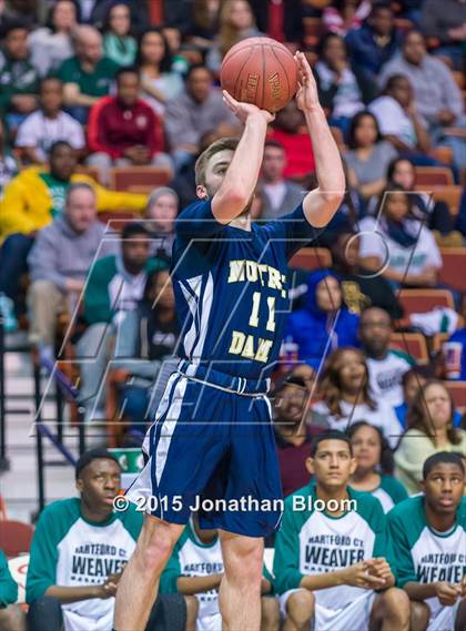 Thumbnail 1 in Notre Dame Catholic vs. Weaver (CIAC Class M Final) photogallery.