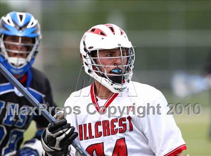 Thumbnail 3 in Hillcrest vs Plano West (THSLL District Playoffs) photogallery.