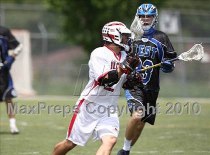 Thumbnail 3 in Hillcrest vs Plano West (THSLL District Playoffs) photogallery.