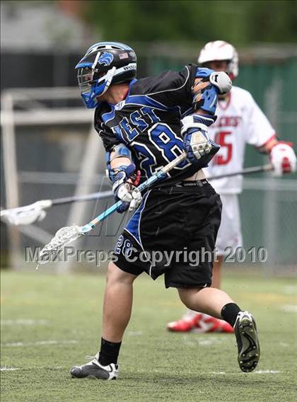 Thumbnail 2 in Hillcrest vs Plano West (THSLL District Playoffs) photogallery.