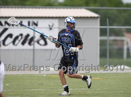 Thumbnail 3 in Hillcrest vs Plano West (THSLL District Playoffs) photogallery.
