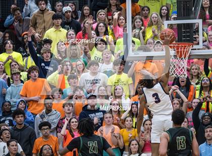 Thumbnail 2 in East Lansing vs. Ann Arbor Huron  (MHSAA Division 1 Quarter Final) photogallery.