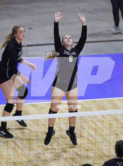 Thumbnail 3 in Denver Christian vs. Dayspring Christian Academy (CHSAA 2A 3rd Round) photogallery.