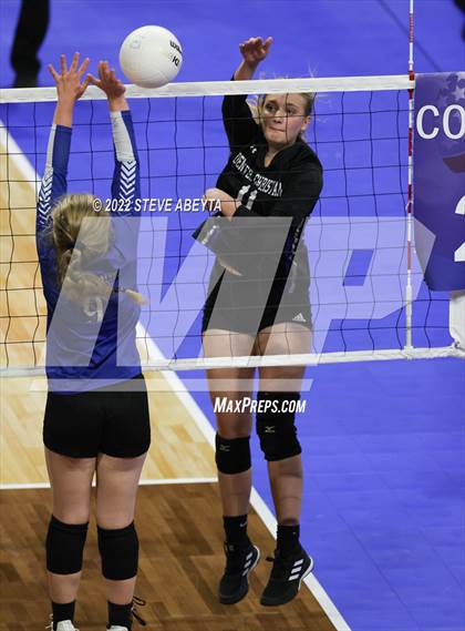 Thumbnail 1 in Denver Christian vs. Dayspring Christian Academy (CHSAA 2A 3rd Round) photogallery.