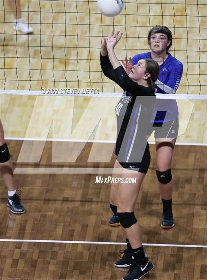 Thumbnail 2 in Denver Christian vs. Dayspring Christian Academy (CHSAA 2A 3rd Round) photogallery.